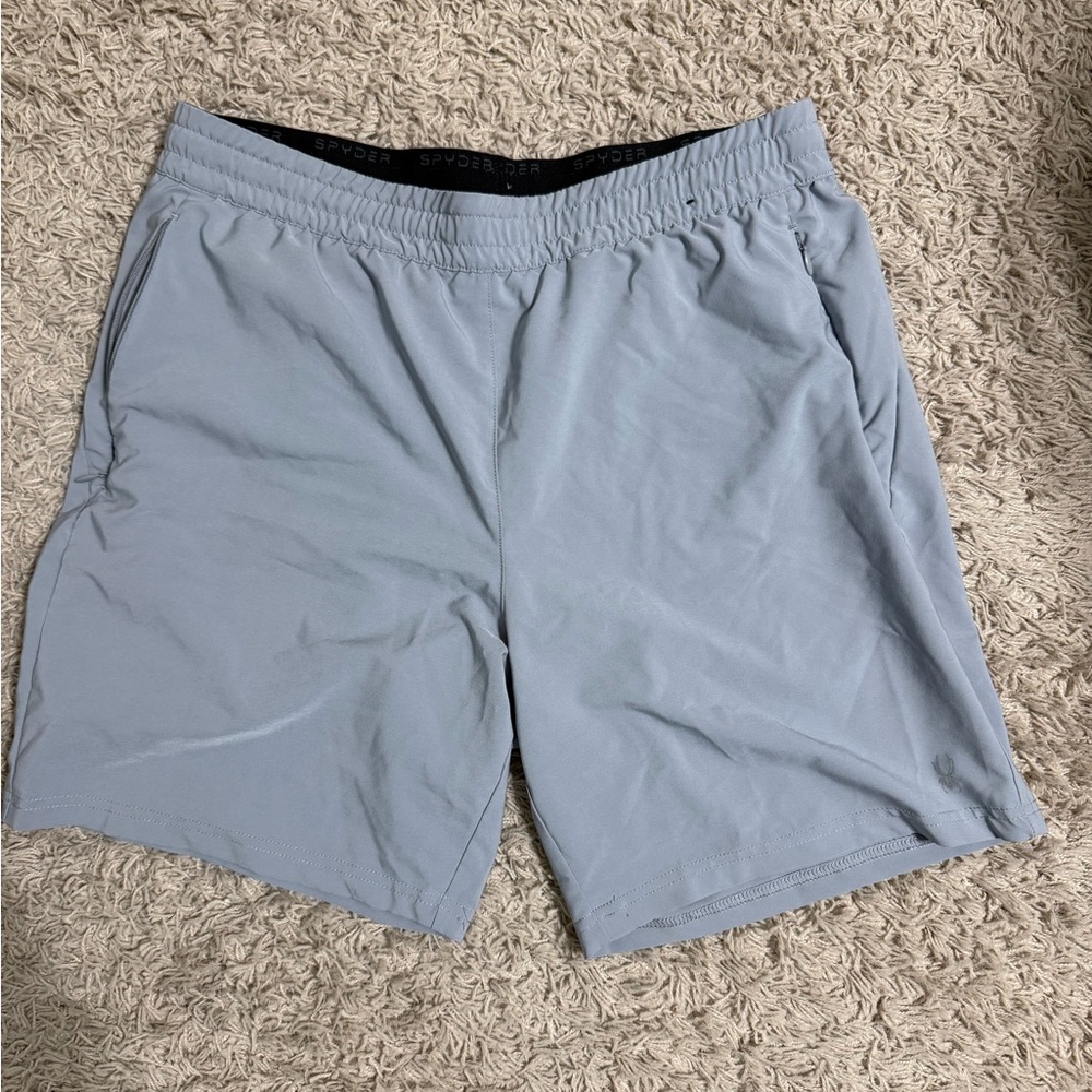 Spyder Men’s Light Blue Athletic Shorts